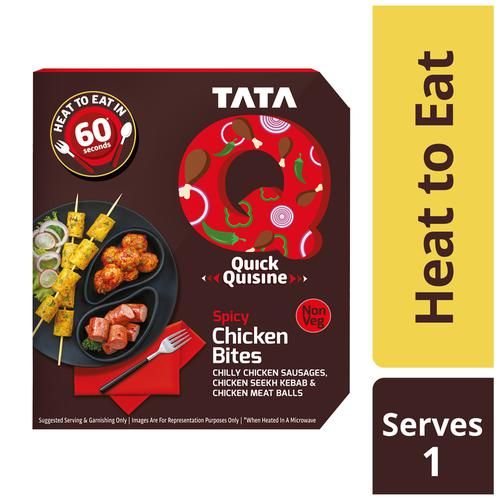 TATA Q Heat To Eat - Spicy Chicken Bites, 180 g-1.webp